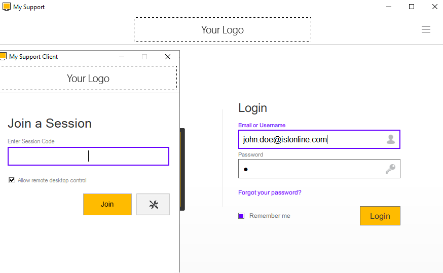 Visualización de funcionalidad de Personalización